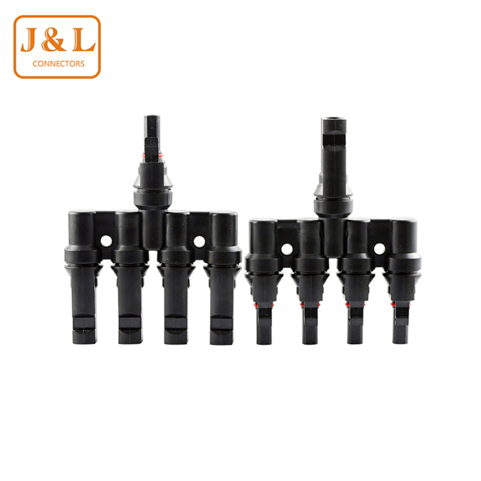 光伏连接器MC4 T 型公母接头