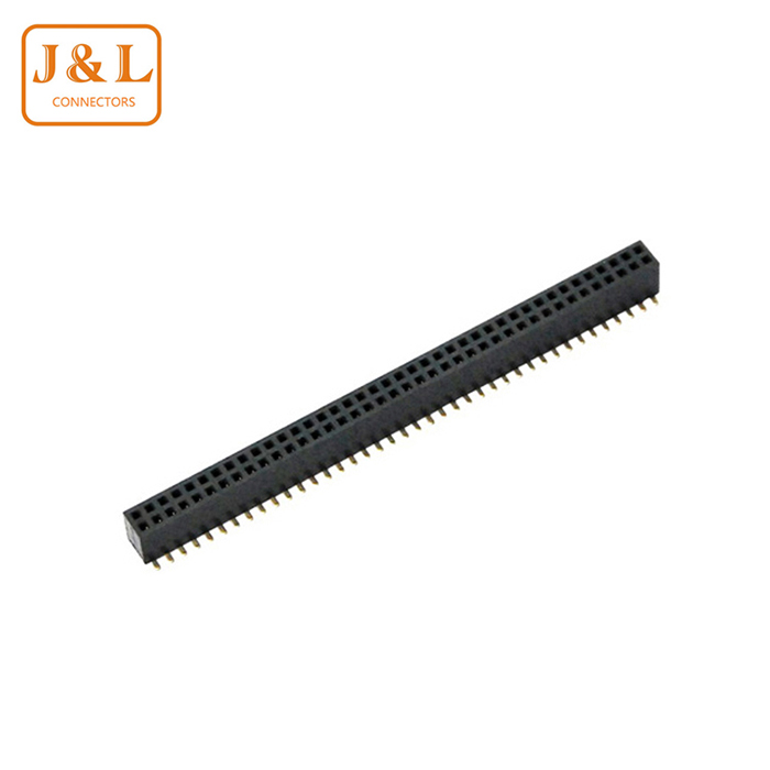 1.0间距双排贴片2*20P 排母厂家