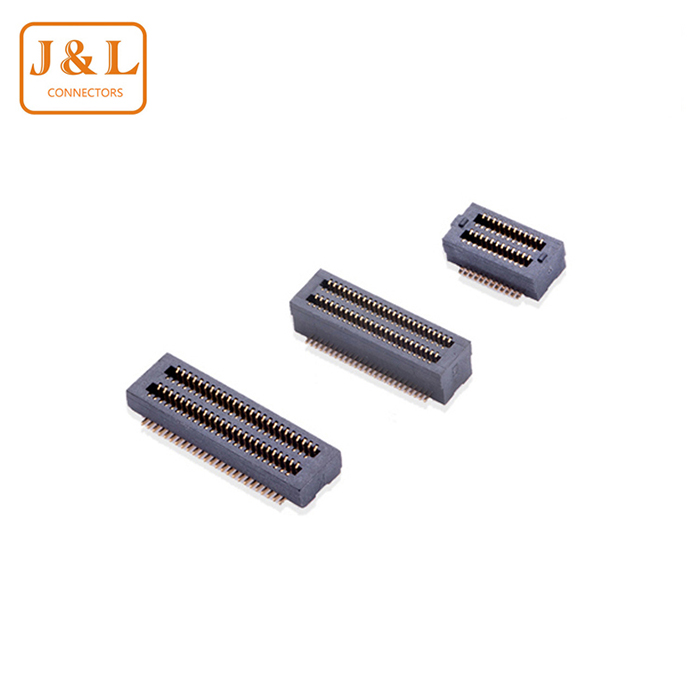 FCI板对板连接器0.8间距公母座贴片