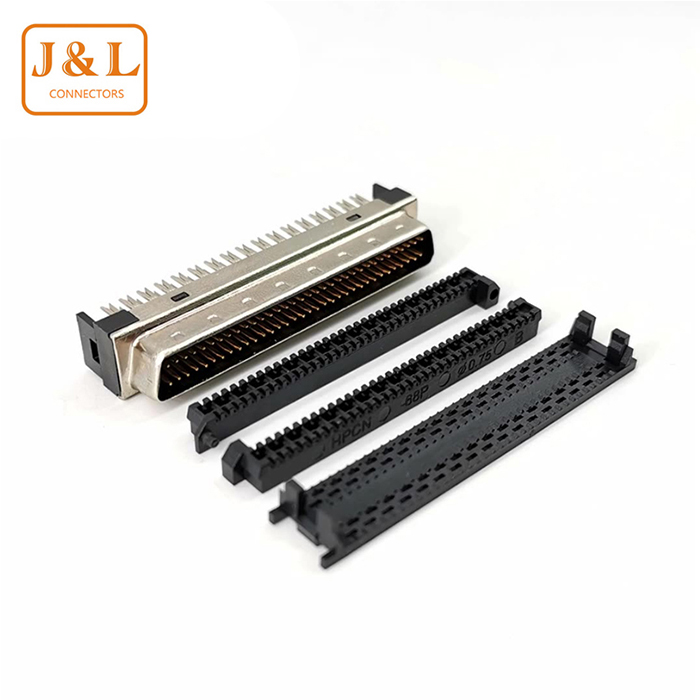 SCSI连接器公头压接针状成型式HPDB 50P 68P