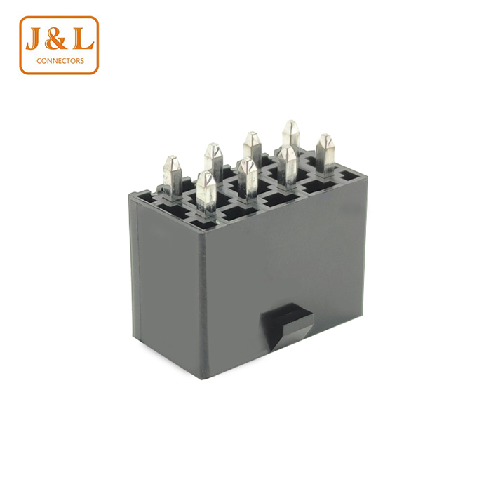 MX4.2mm 2X4P黑色直针8P插座连接器