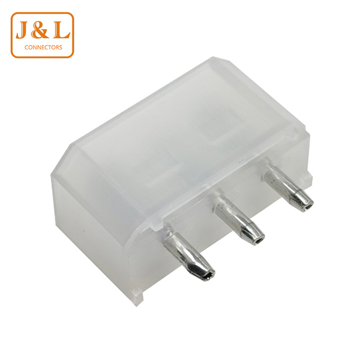 5.08mm空心针连接器接插件 PA66黄铜大3P插针条形接插件