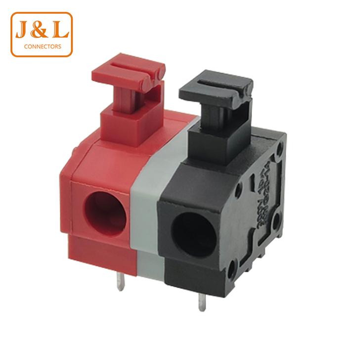 7.5mm间距 快速接线端子台 LED驱动电源免螺丝 弹簧式 按压式接线端子