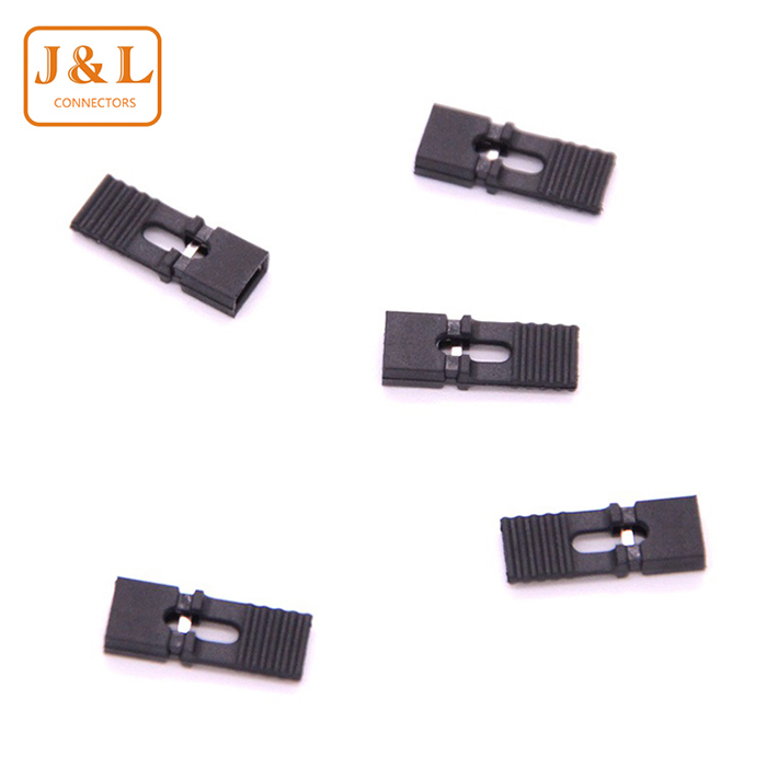 2.54MM间距 黑黄蓝红色短路块 连接器帽开口 闭开 跳线帽短路帽