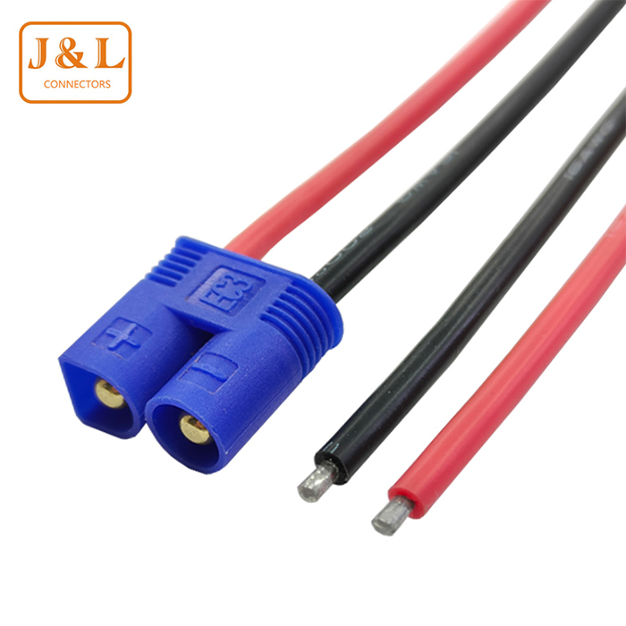 新能源大电流 EC2/3/5/8航模插头线束锂电池电源连接线