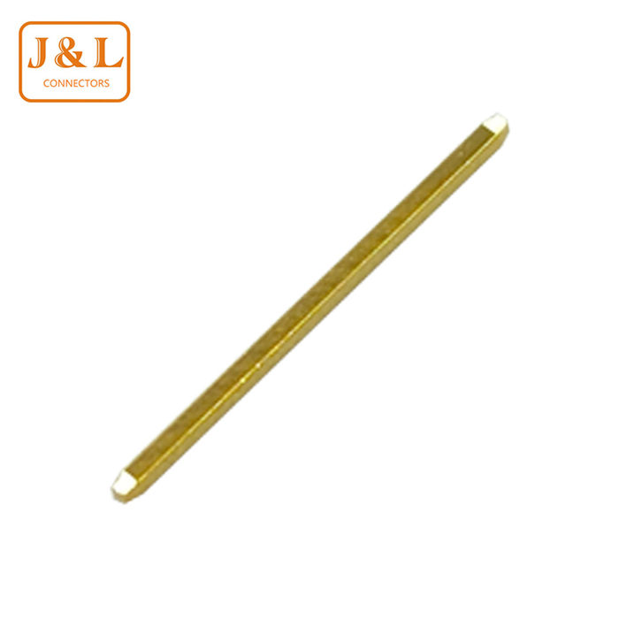 直针插针0.4/0.8/1.0/1.8/2.0/2.5/8.0mm 四方针镀金 实心插针