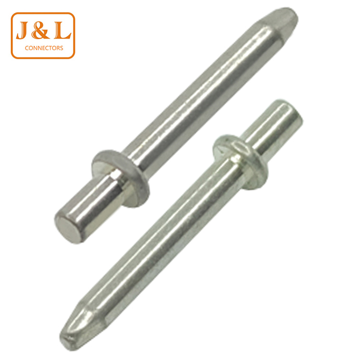 十字夹角插针0.4/0.8/1.0/1.8/2.0/2.5/8.0mm圆针镀锡 实心插针