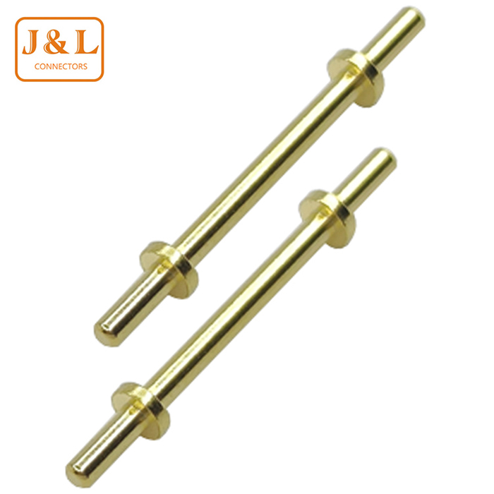 十字夹角插针0.4/0.8/1.0/1.8/2.0/2.5/8.0mm圆针镀金实心插针