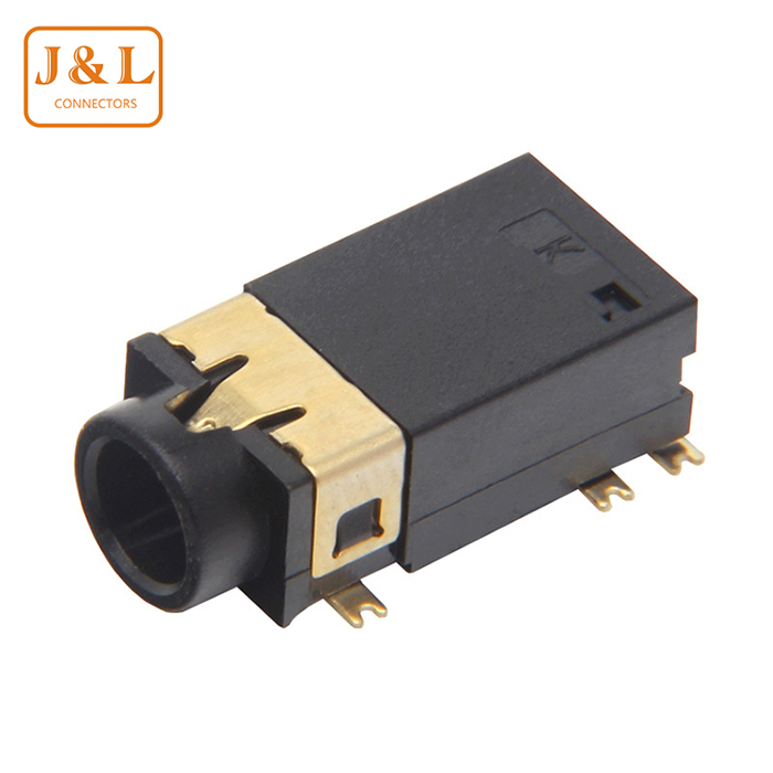 PJ-342多功能3.5mm耳机插座/六脚贴片镀金高品质音频插座