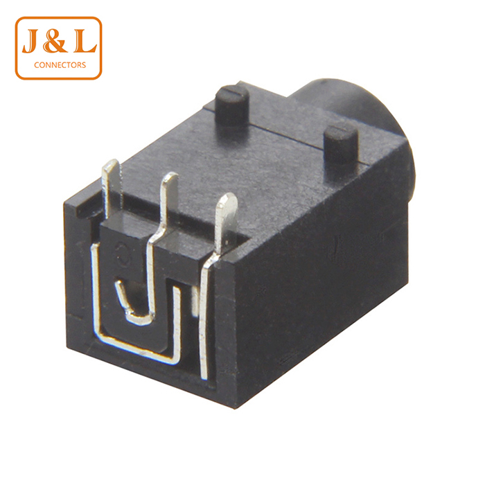 3.5*1.35DC电源插座DC003A三脚卧式耐温直流充电座编带包装可SMT