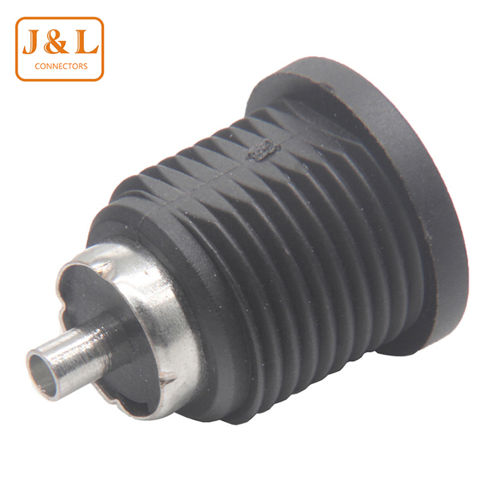 5.5x2.1/2.5DC电源插座30V5A大电流带螺纹金属头DC022C直流电源座