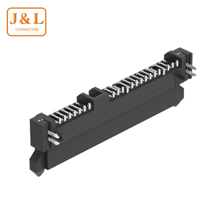 SAS硬盘SATA7+15P接口转换头H5.0SMD板上型高温塑胶硬盘连接器