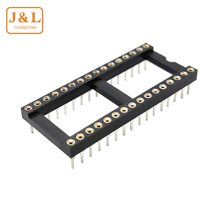 2.54mm间距 厂家现货插座IC座子 圆孔 2*16P插座电脑平板通讯无线模块插座