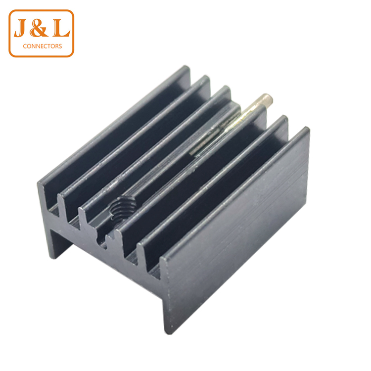 厂家直销散热片铝合金散热器冲压铝件防锈电镀精密电子配件散热片